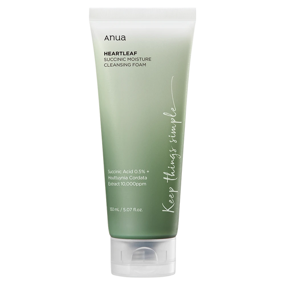 Anua Heartleaf Succinic Moisture Cleansing Foam