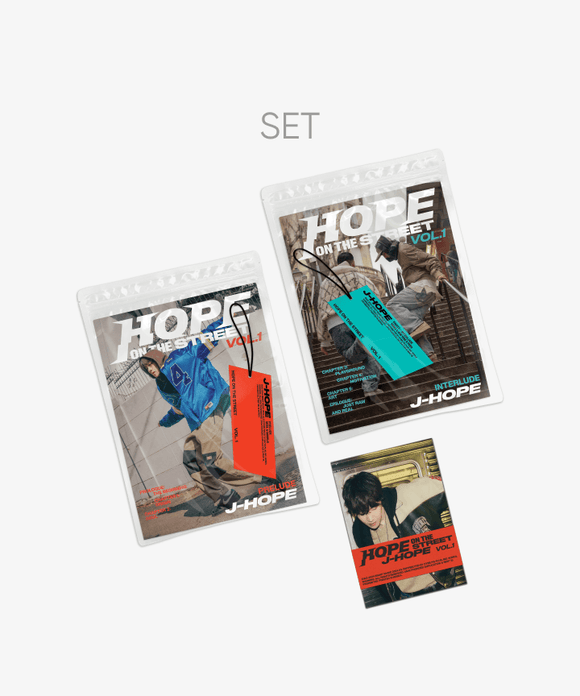 j-hope (BTS) 'HOPE ON THE STREET VOL.1' (Set) + 'HOPE ON THE STREET VOL.1' (Weverse Albums ver.) Set