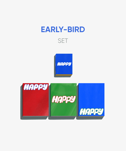 Jin – Happy (3 Version Set + Weverse Albums Ver.) (Weverse Gift) (Early-Bird)