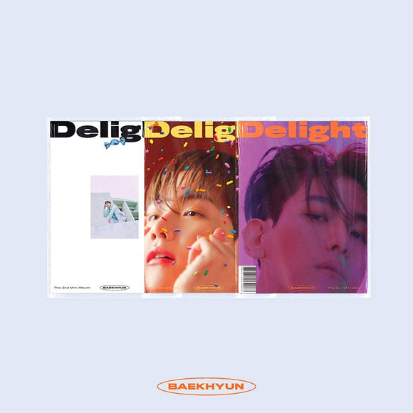 BAEK HYUN - Mini Album Vol.2 [Delight] (Random Ver.)