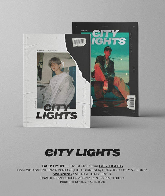 BAEK HYUN (EXO) Mini Album Vol. 1 - City Lights (Random)