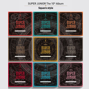 Super Junior Album Vol. 10 - The Renaissance (Square Style) (Random)