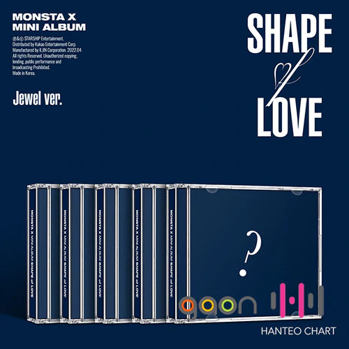 MONSTA X Mini Album Vol. 11 - SHAPE Of LOVE (Jewel Ver.) (Random)